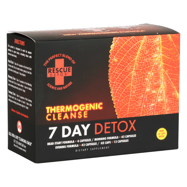 Rescue Detox 7-Day Thermogenic Cleanse Detox Kit